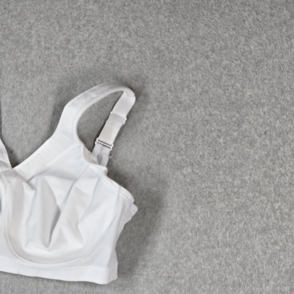 Glamorise Women Bra 36DD White Adjustable Strap 8049A Wireless Wide - Picture 8 of 9
